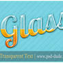 Glass Text Effect