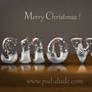 Snow Text Christmas Photoshop Tutorial
