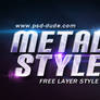 Metal Style PSD - FREE
