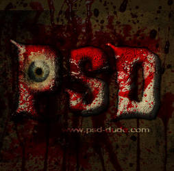 Blood Text Photoshop Tutorial by PsdDude