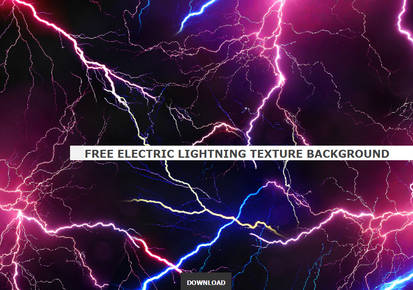 Free Electric Lightning Texture for Commercial Use