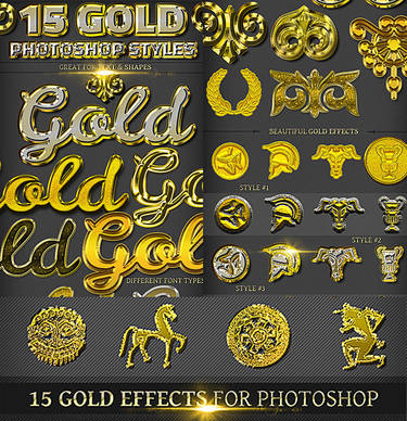Free Epic Gold Photoshop Text Logo Effect by Giallo86 on DeviantArt