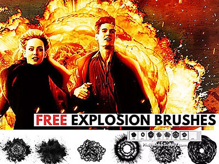 Explosion Brushes by PhotoshopSupply by PsdDude on DeviantArt