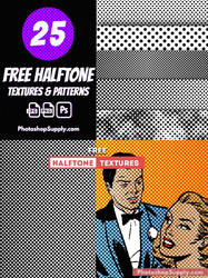 Free Halftone Textures and Patterns