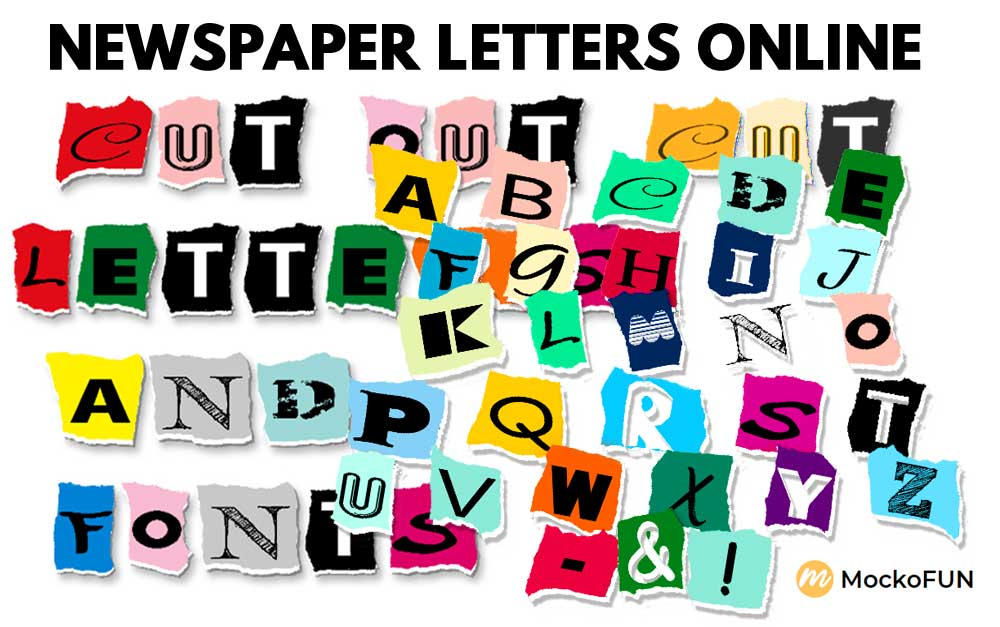 Newspaper Letters by PsdDude on DeviantArt