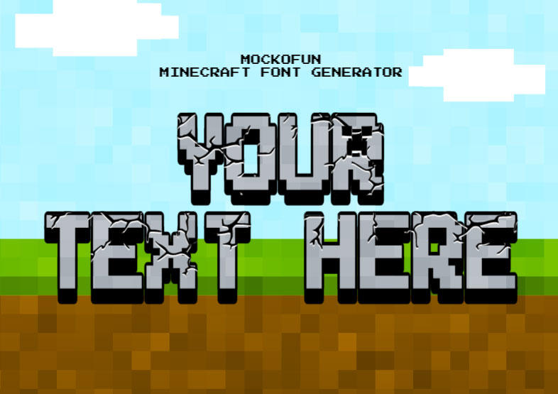 Minecraft Text Generator by PsdDude on DeviantArt