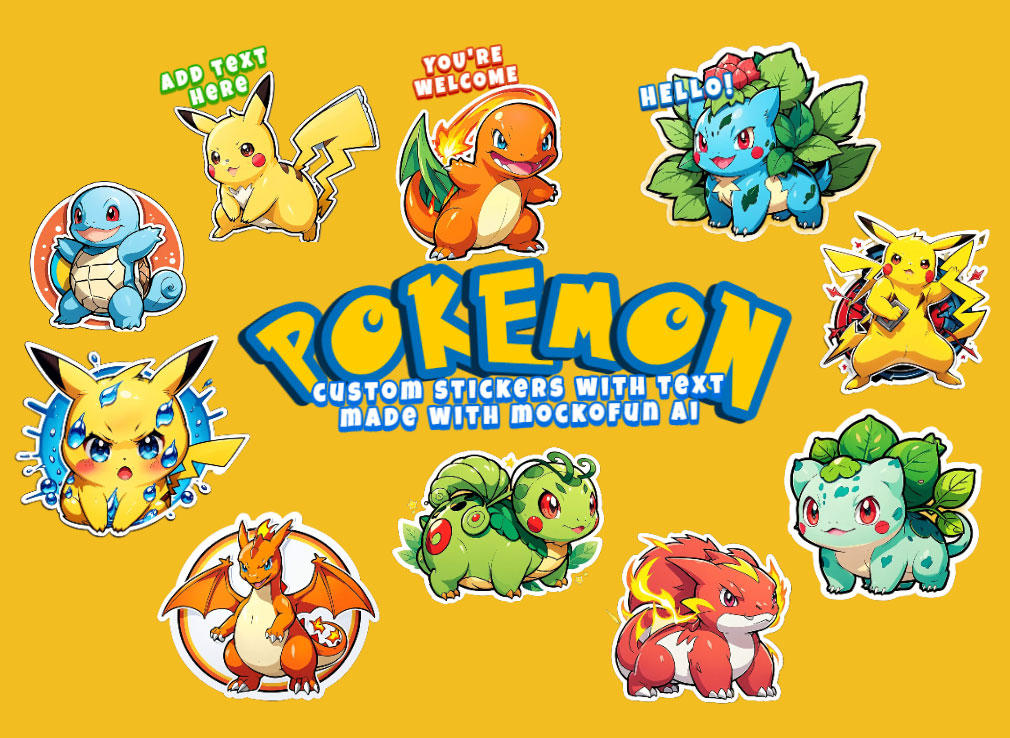 Pokemon Stickers by PsdDude on DeviantArt