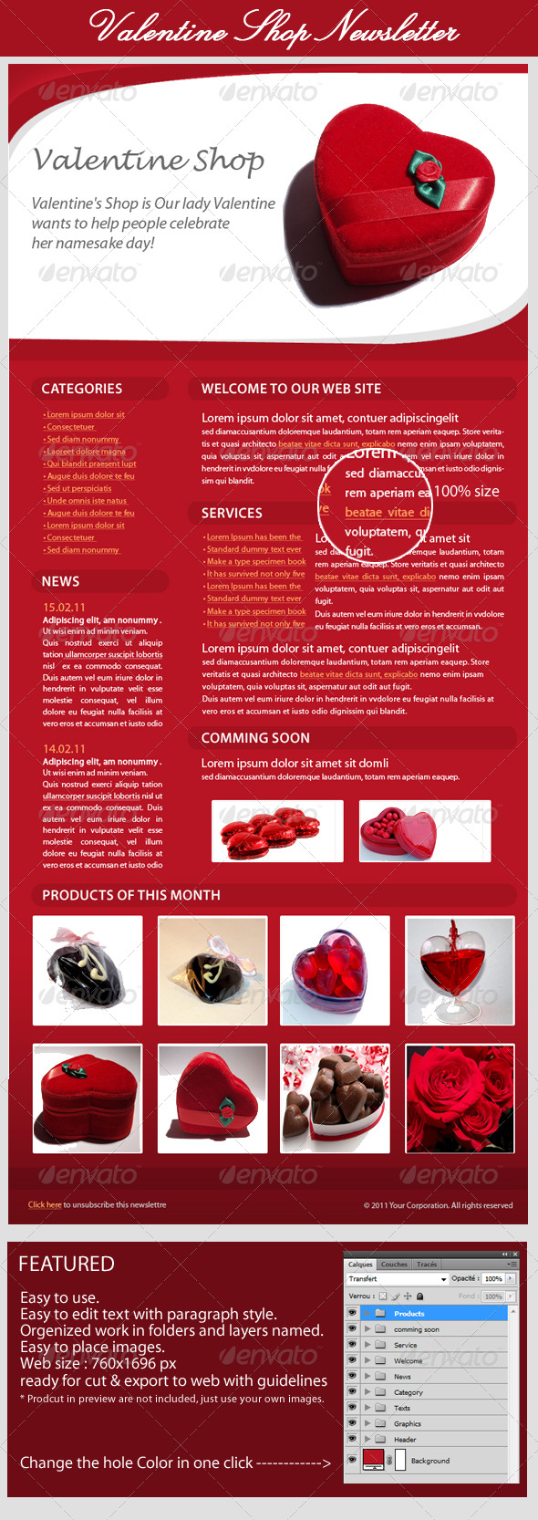 Valentines Day E-Newsletter