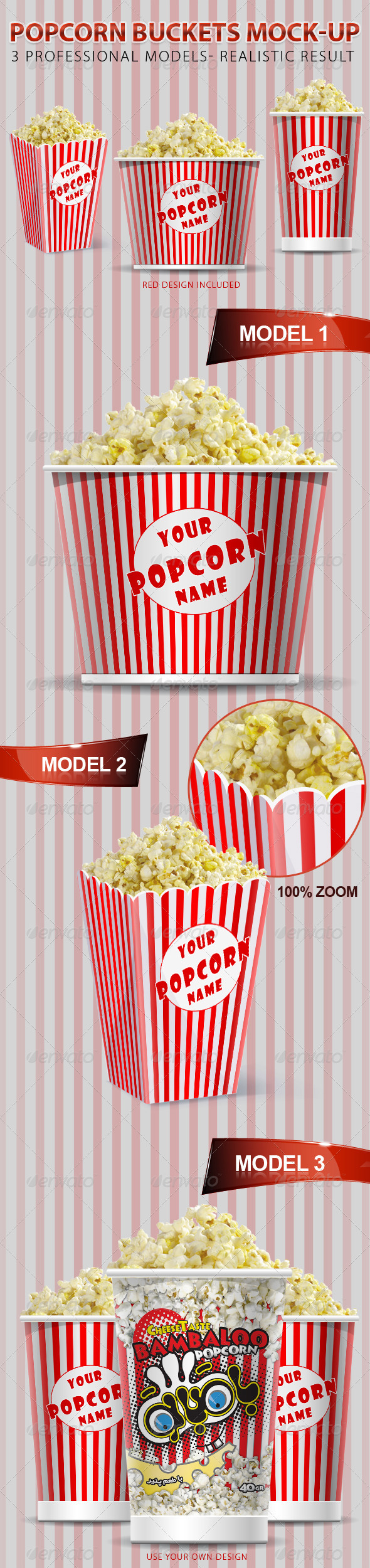 Popcorn Buckets Mock-up