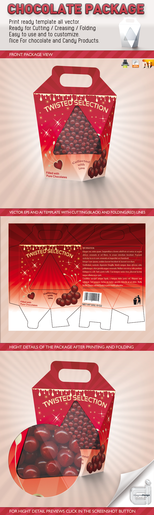 Chocolate Box Design Templates