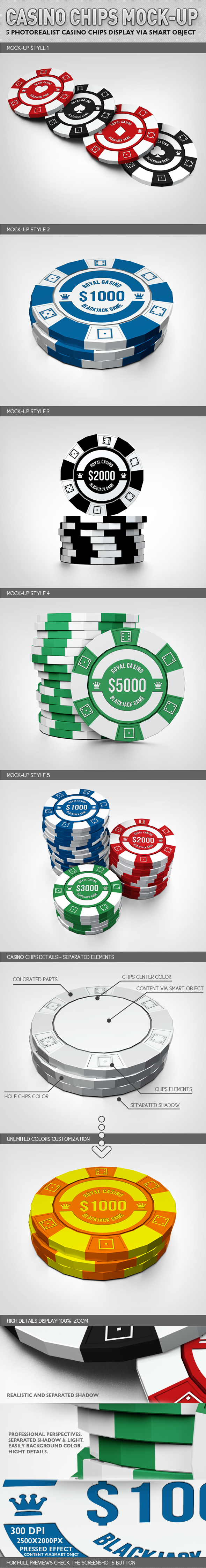 Casino Chips Mock-up