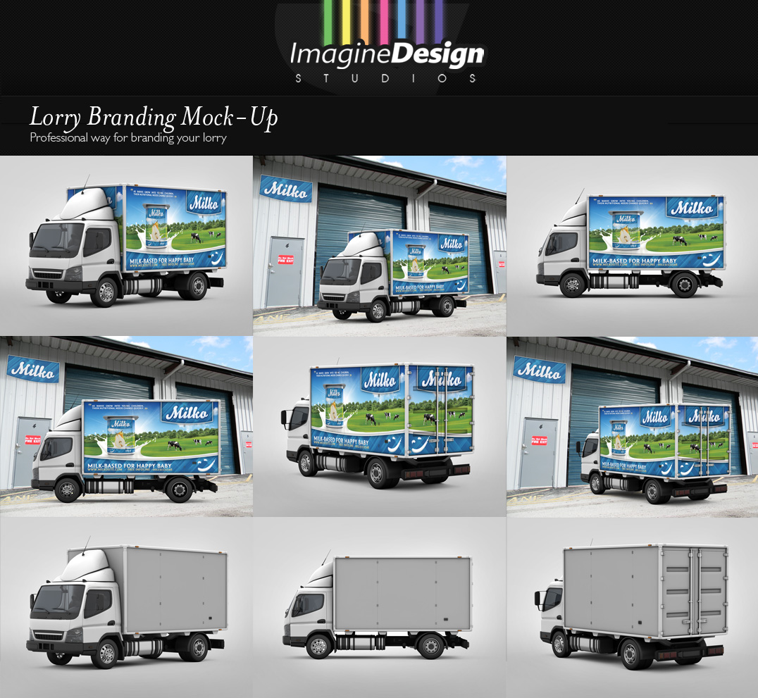 Lorry Branding Mock-Up