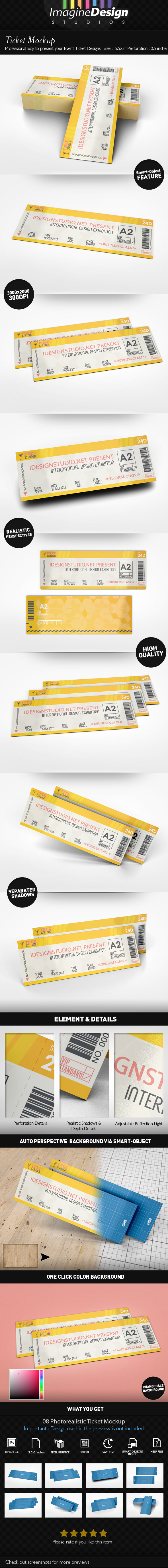 Ticket Mockup