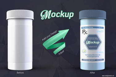 Pill Bottle Mockup