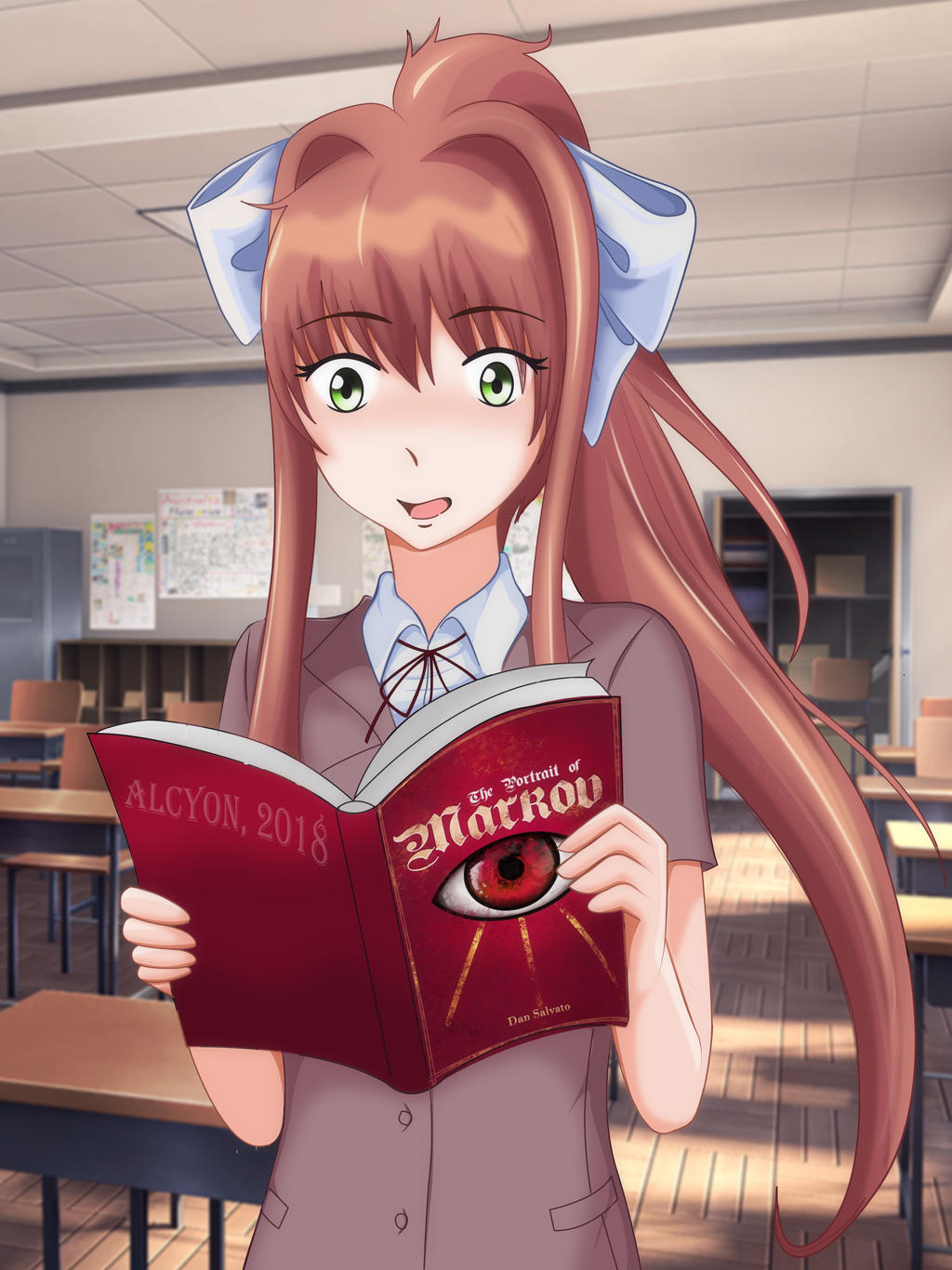 Monika DDLC Fanart By Alcyon2011 On DeviantArt monika-ddlc-fanart-by-alcyon2011-on-deviantart