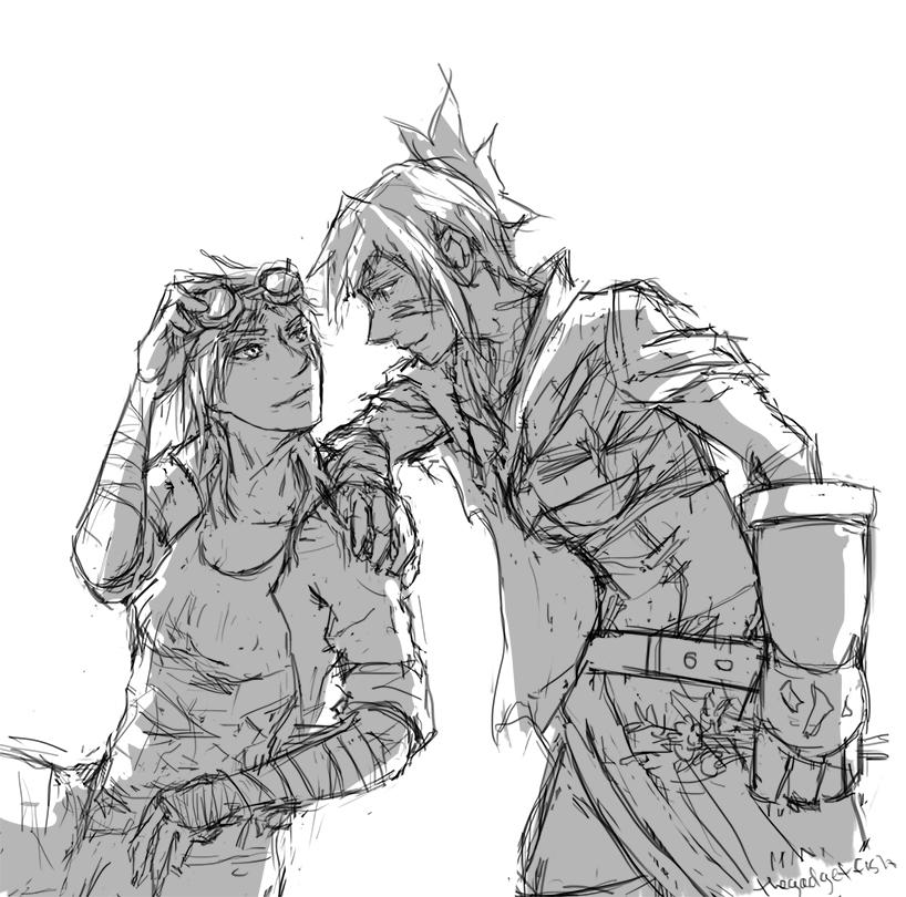 Riven x Vi Take 2 by thegadgetfishes on DeviantArt