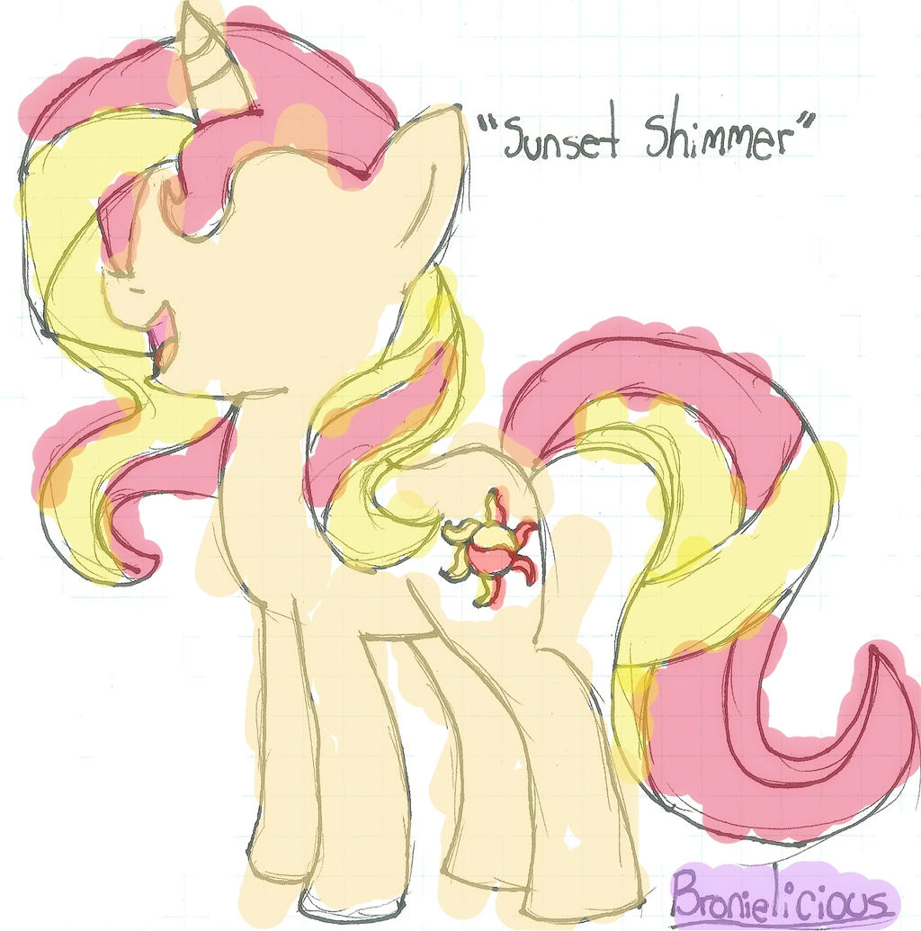 Sunset Shimmer Fan Art Colored By Bronielicious On DeviantArt sunset-shimmer-fan-art-colored-by-bronielicious-on-deviantart