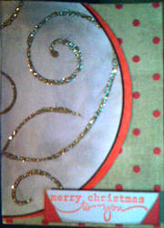 Glitter Ornament Card