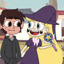 Marco Diaz and Star Butterfly at Halloween Day