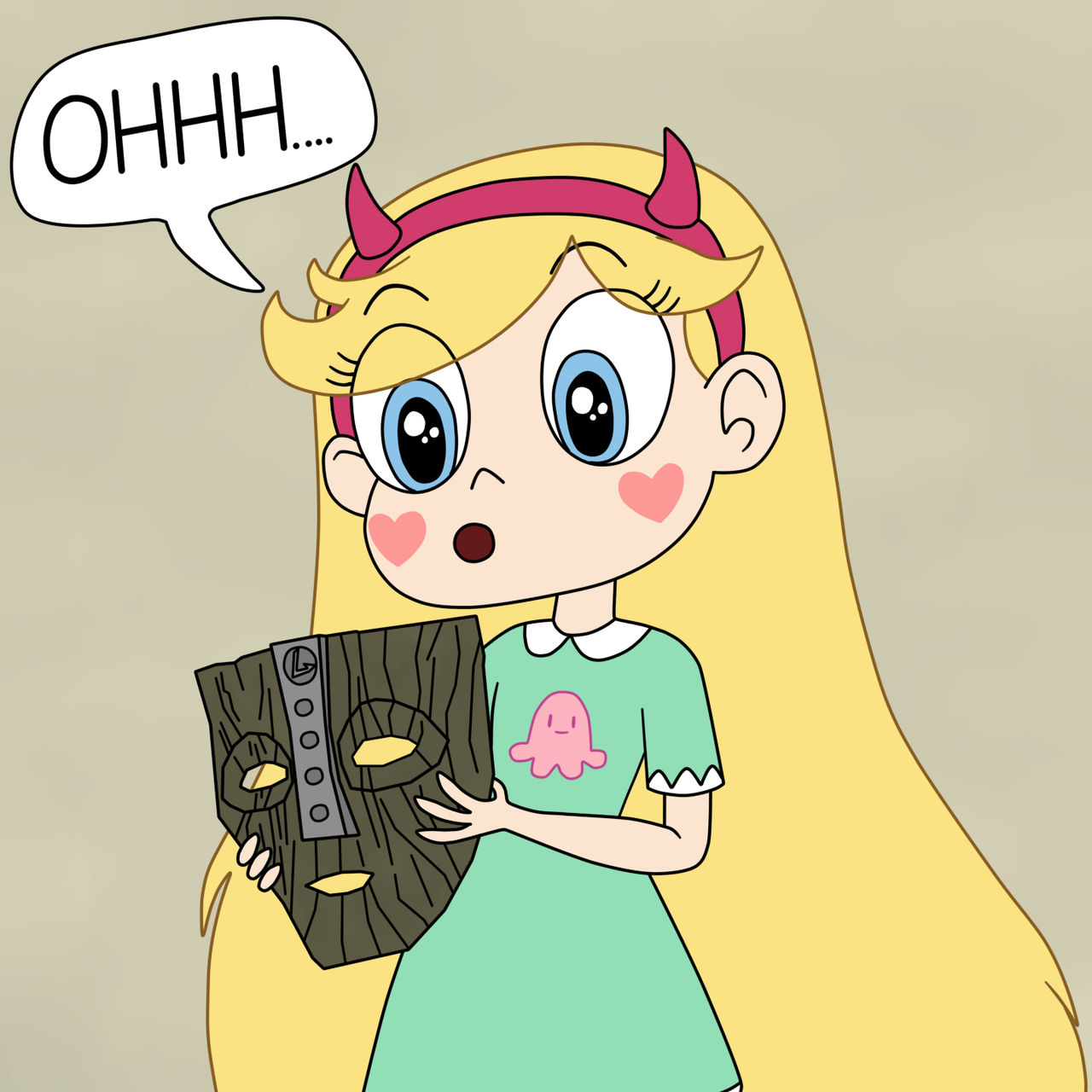 Star Butterfly finds a mask