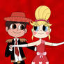 Marco and Star are dancing in Blood Moon Ball