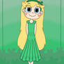 Star Butterfly wears too green dress