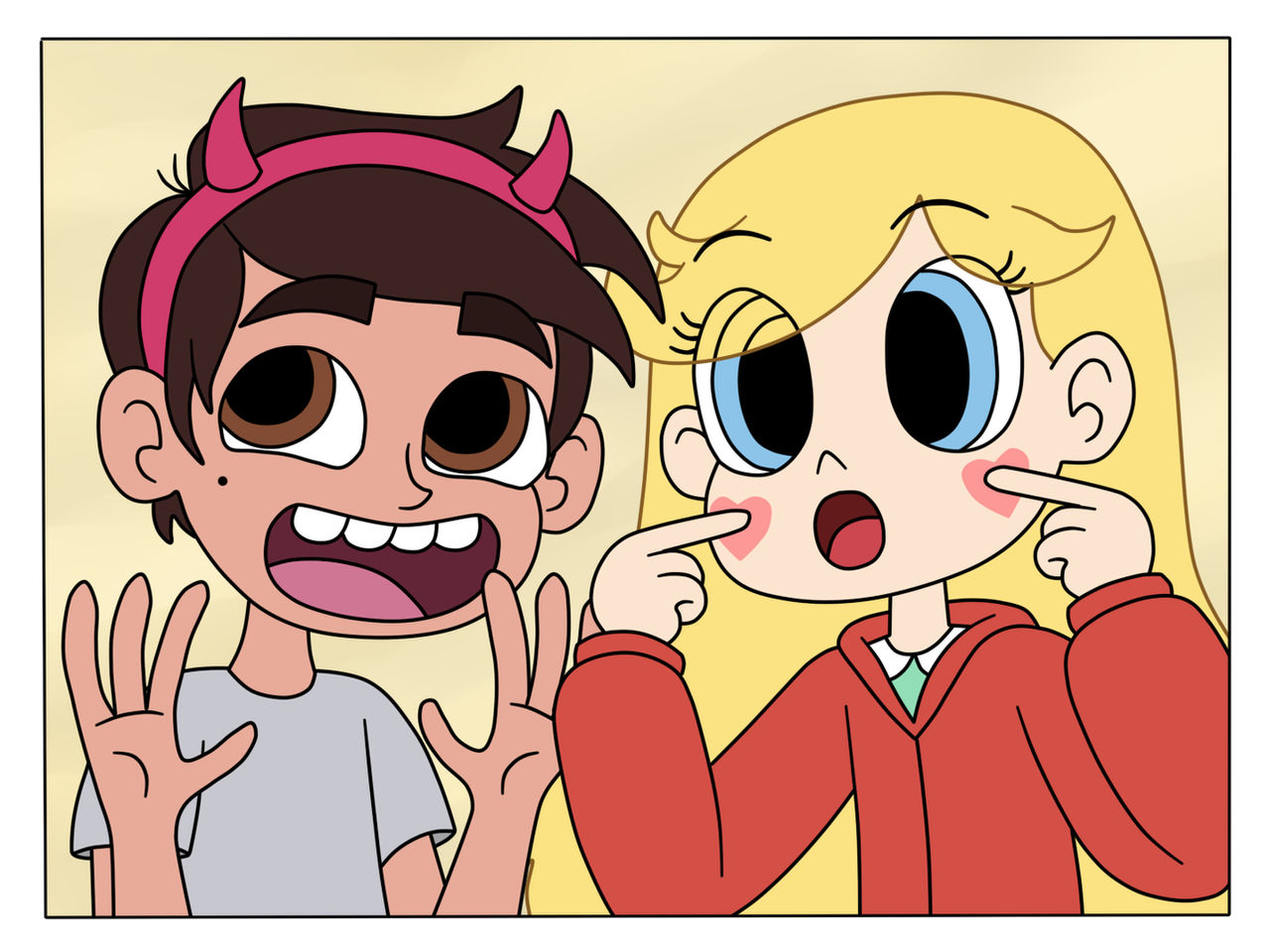 Marco Diaz and Star Butterfly are a funny photo by Deaf-Machbot on  DeviantArt
