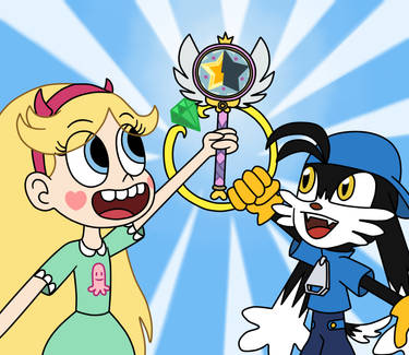 Star and Klonoa get a power magic together!