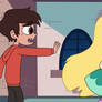 Finally, Star goes away from Marco in Earth