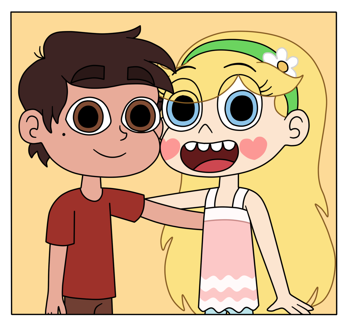 Star and Marco in childhood best friend photo