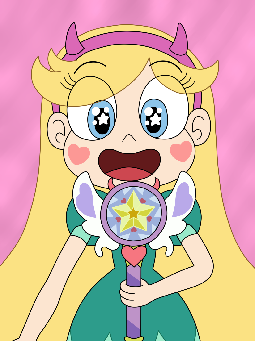 Star Butterfly has made a new wand herself by Deaf Machbot on