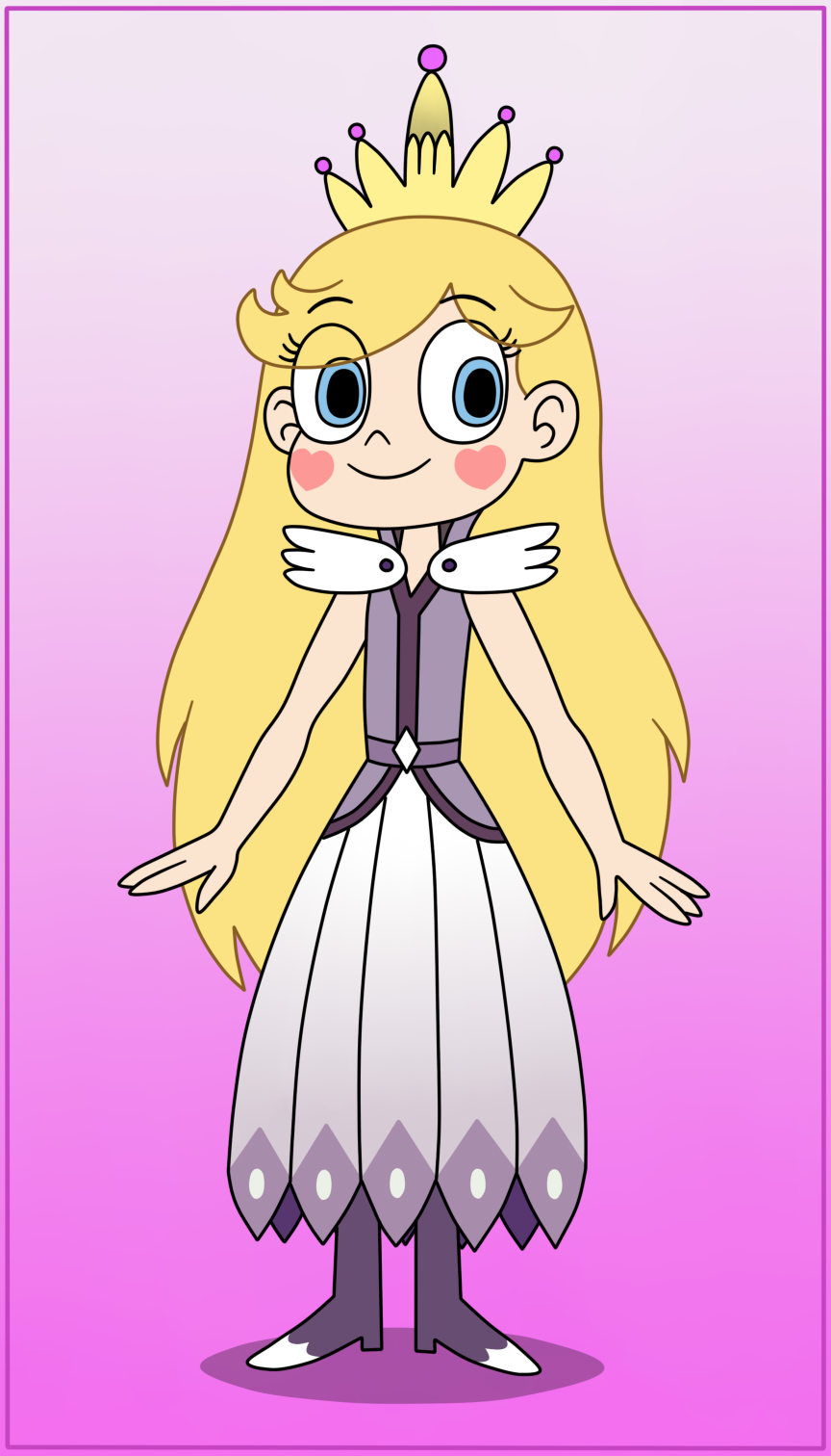 Star Butterfly wears her Mother's warrior dress