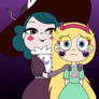 Queen Eclipsa gives to Star with her dark magic