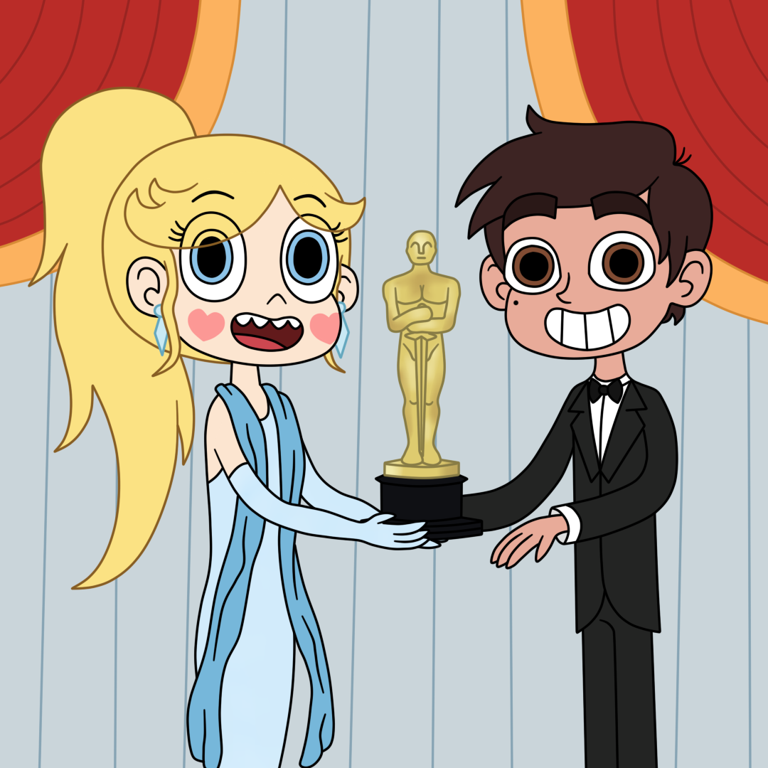 Star and Marco in the 90th Academy Awards