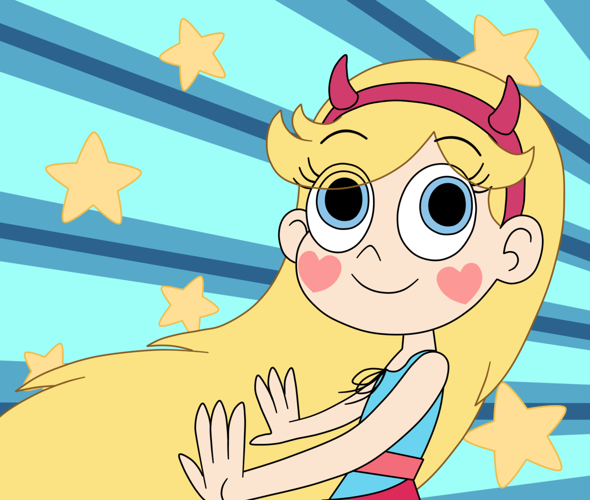 Star Butterfly in a beautiful optional background