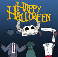 The insivible costumes in Happy Halloween!