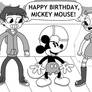 Star and Marco surprise Mickey for HAPPY BIRTHDAY!