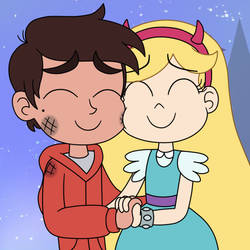 Star and Marco hug together at a wonderful ending