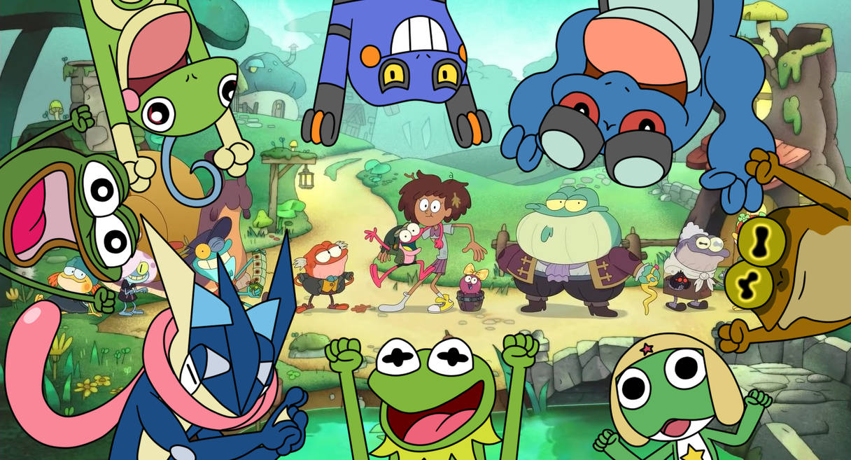 Amphibia in the alternate opening scene by Deaf-Machbot on DeviantArt