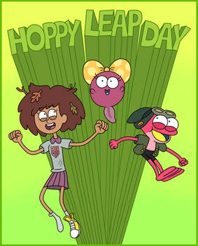 Anne, Sprig, and Polly in HAPPY LEAP DAY!