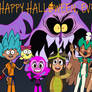 All Disney characters wears Halloween costumes!