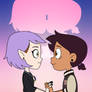 Luz and Amity are sweetheart romance into Lumity