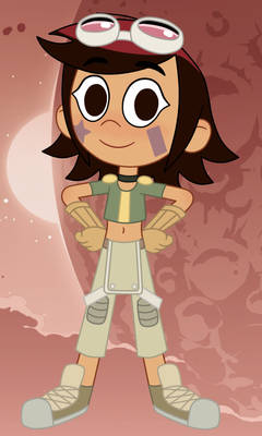Molly ''Eva'' McGee in Oban Star-Racers