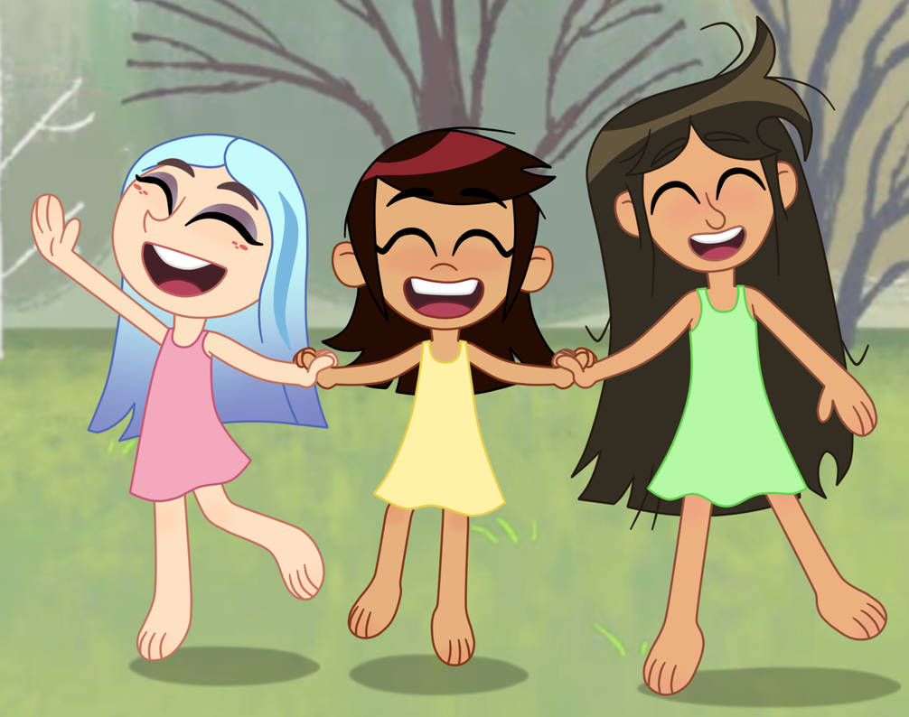 Andrea, Molly, and Libby wear the spring dresses by Deaf-Machbot on ...