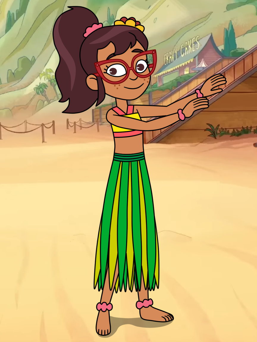 Hailey Banks performs Hawaiian hula dancing by Deaf-Machbot on DeviantArt