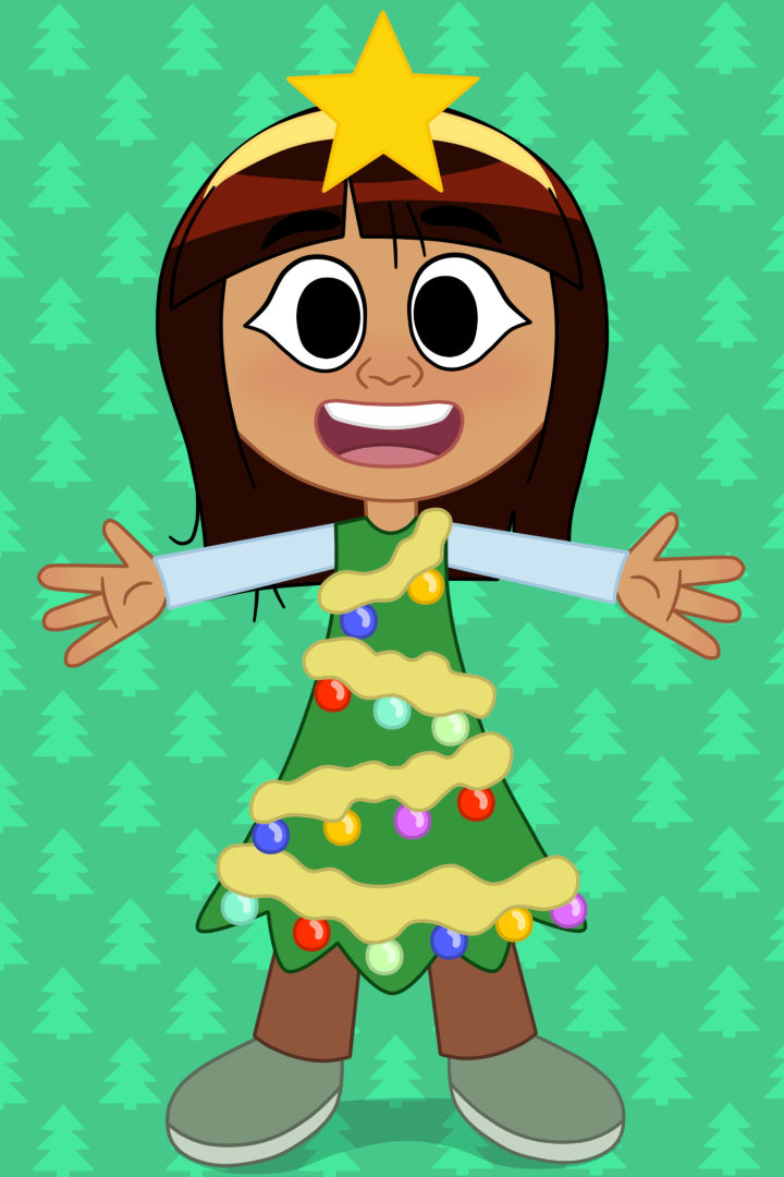 Emmie Wears A Christmas Tree Dress By Deaf Machbot On DeviantArt emmie-wears-a-christmas-tree-dress-by-deaf-machbot-on-deviantart