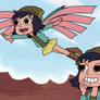 Janna can fly with the wings of Manananggal