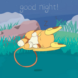 Pokemon Sun and Moon - Sleeping Raichu