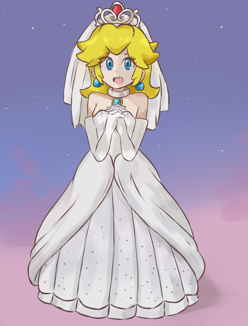 Super Mario Odyssey Wedding Princess Peach By Chocomiru02 On Deviantart 