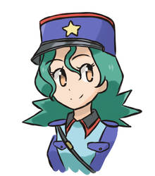 Pokemon  Sketch - Officer Jenny